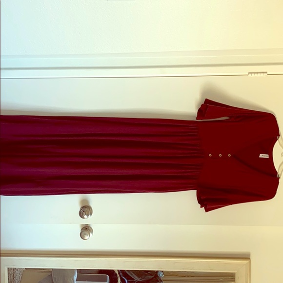 Wren and Ivory Maternity Maxi Dress S - Picture 1 of 4